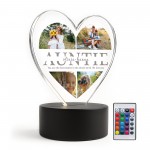 Auntie Gifts Personalised LED Light With Photos Auntie Presents
