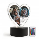 Special Boyfriend Gifts Personalised LED Light With Photos