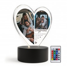 Special Boyfriend Gifts Personalised LED Light With Photos