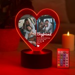 Special Boyfriend Gifts Personalised LED Light With Photos