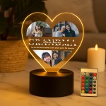 Grandma Gifts Personalised LED Light With Photos Grandma Present