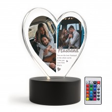 Special Husband Gifts Personalised LED Light With Photos