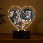Special Husband Gifts Personalised LED Light With Photos