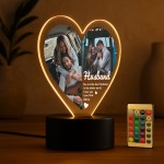 Special Husband Gifts Personalised LED Light With Photos