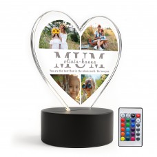 Mum Personalised LED Colour Changing Plaque Novelty Gift