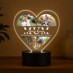 Mum Personalised LED Colour Changing Plaque Novelty Gift