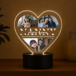 Nanny Personalised LED Colour Changing Plaque Novelty Gift 