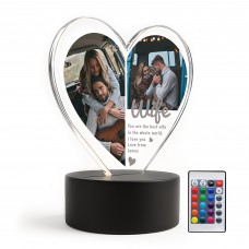 Special Wife Gifts Personalised LED Light With Photos
