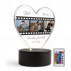 Personalised Photo Film Strip Gift For Couple Picture Frame