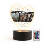 Personalised Photo Film Strip Gift For Couple Picture Frame