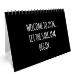 Novelty 2026 Calendar Funny Desk Office Planner 16 Page Flipbook