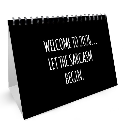 Novelty 2026 Calendar Funny Desk Office Planner 16 Page Flipbook