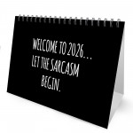 Novelty 2026 Calendar Funny Desk Office Planner 16 Page Flipbook