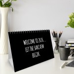 Novelty 2026 Calendar Funny Desk Office Planner 16 Page Flipbook