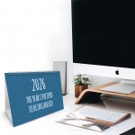 2026 Desktop Calendar Funny Desk Planner Office Gifts