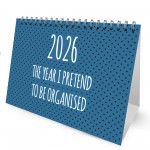 2026 Desktop Calendar Funny Desk Planner Office Gifts