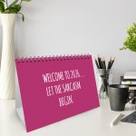 Novelty 2026 Desk Calendar For Women Flipbook Office Planner