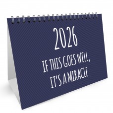 Funny 2026 Desktop Calendar With Sarcastic Quotes Novelty