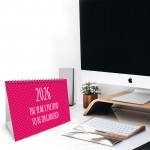Funny 2026 Desk Calendar For Women Flipbook Office Planner