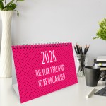 Funny 2026 Desk Calendar For Women Flipbook Office Planner
