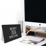 2026 Novelty Desk Calendar Freestanding Flipbook Calendar