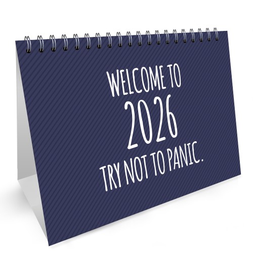 2026 Work Desk Calendar Novelty Sarcastic Desk Planner Flipbook