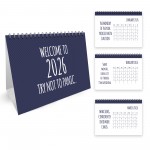 2026 Work Desk Calendar Novelty Sarcastic Desk Planner Flipbook