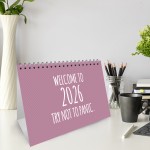 2026 Calendar For Women Novelty Desk Calendar Sarcastic Quotes