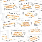 Little Book of Takeaways Gift For Couples Novelty Coupon Book