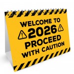 2026 Funny Desk Calendar Sarcastic Office Flip Calendar Spiral