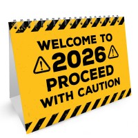 2026 Funny Desk Calendar Sarcastic Office Flip Calendar Spiral