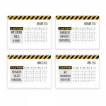 2026 Funny Desk Calendar Sarcastic Office Flip Calendar Spiral