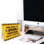 2026 Funny Desk Calendar Sarcastic Office Flip Calendar Spiral