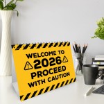 2026 Funny Desk Calendar Sarcastic Office Flip Calendar Spiral