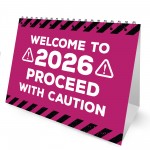 2026 Funny Desk Calendar Women Sarcastic Office Flip Calendar