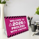 2026 Funny Desk Calendar Women Sarcastic Office Flip Calendar