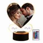 Personalised Photo Plaque With LED Romantic Gift For Couple Personalised Photo Plaque With LED Romantic Gift For Couple