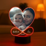 Personalised Auntie Photo Frame Picture With LED Light Gift