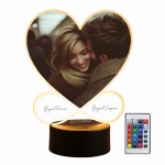 Photo Plaque With LED Personalised Romantic Gift For Couple Gift