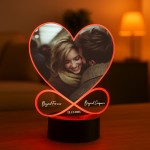 Photo Plaque With LED Personalised Romantic Gift For Couple Gift
