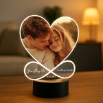 Novelty Photo Plaque With LED Personalised Romantic Gift