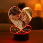 Novelty Photo Plaque With LED Personalised Romantic Gift