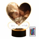 Personalised Gift For Mum Photo Plaque With LED Light Birthday