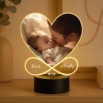 Personalised Gift For Mum Photo Plaque With LED Light Birthday
