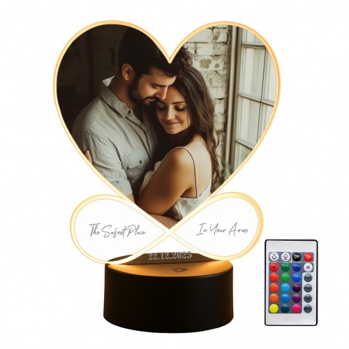 Personalised Gifts for Anniversary Him Her Photo Gifts LED Light Personalised Gifts for Anniversary Him Her Photo Gifts LED Light