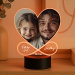 Personalised Uncle Photo Frame Picture With LED Light
