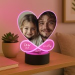 Personalised Uncle Photo Frame Picture With LED Light