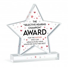 Funny Couples Award Gift Plaque For Boyfriend Girlfriend Partner