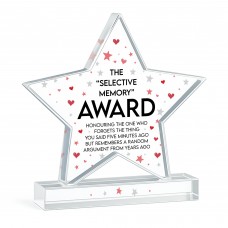 Funny Couples Award Gift Plaque For Boyfriend Girlfriend Partner