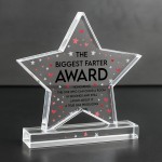 Biggest Farter Award Funny Couples Gift Star Trophy Valentines Biggest Farter Award Funny Couples Gift Star Trophy Valentines